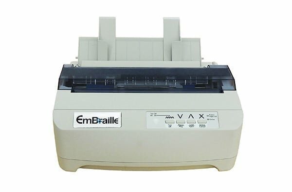 Принтер для печати рельефно-точечным шрифтом Брайля VP EmBraille. 
